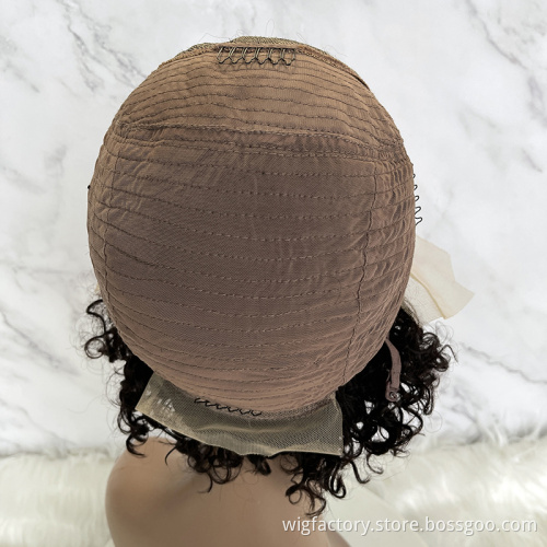 Wholesale short pixie cut human hair wig, wigs short blond pixie human hair, perruque pixie cut wig human hair for black women